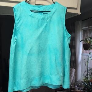 Iximo Sleeveless Linen Top.